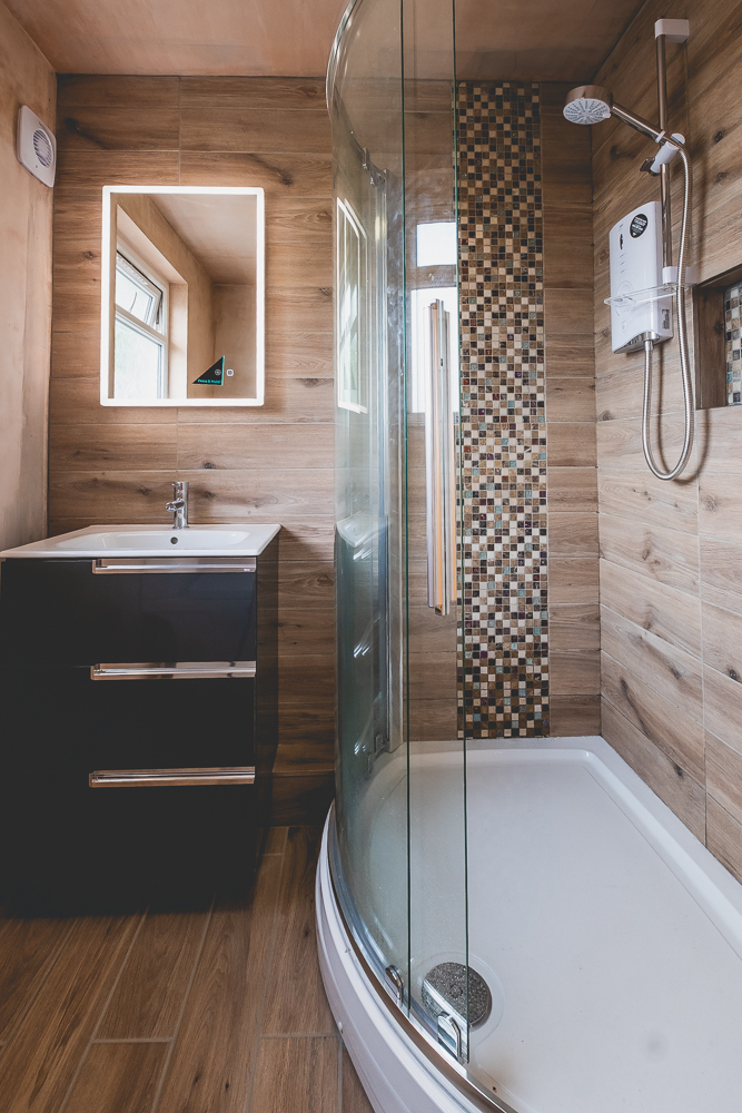 Completed shower room refit
